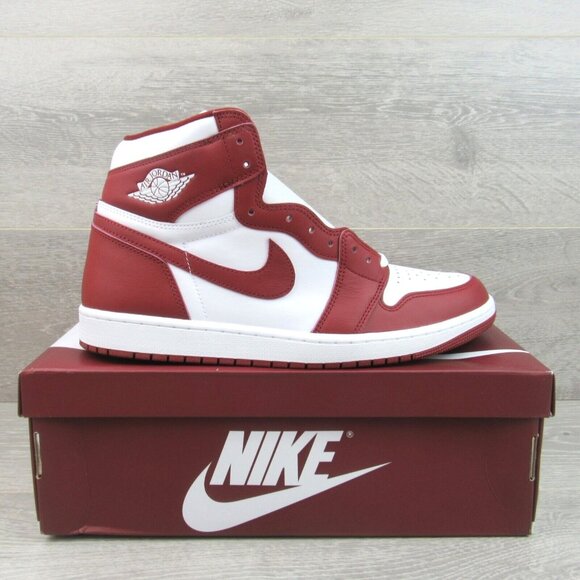Jordan 1 Retro High OG Artisanal Team Red Sneakers Mens Size 13 NEW - Picture 2 of 16